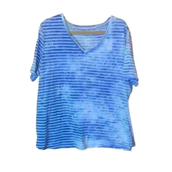 Terra & Sky Tops - Terra & Sky Blouse Shirt 1X (16W-18W)